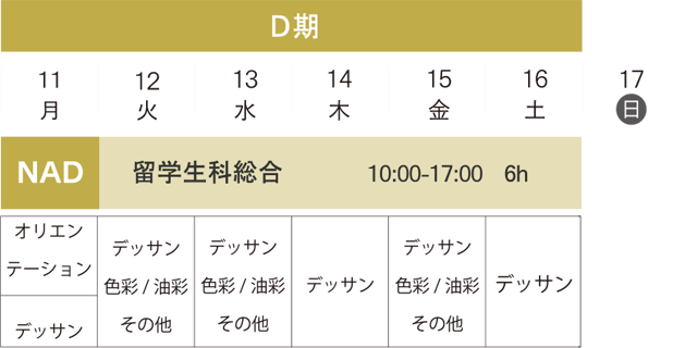 夏季講習会　留学生　D期　