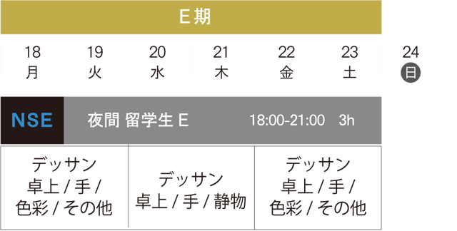 夏季講習会　留学生　E期　