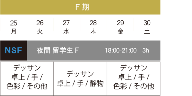 夏季講習会　留学生　F期　