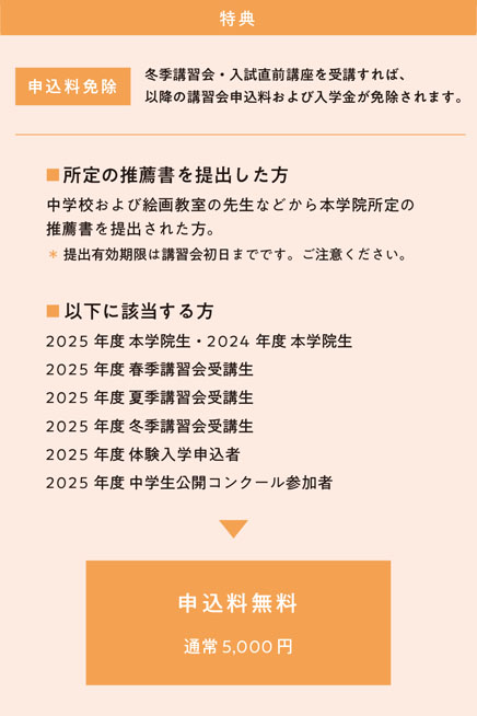 中学生科　特典