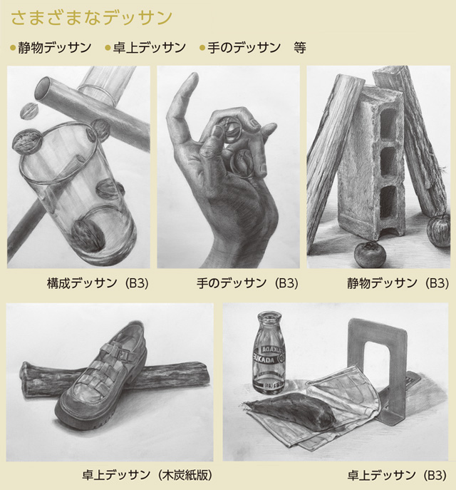 外国人科参考作品デッサン