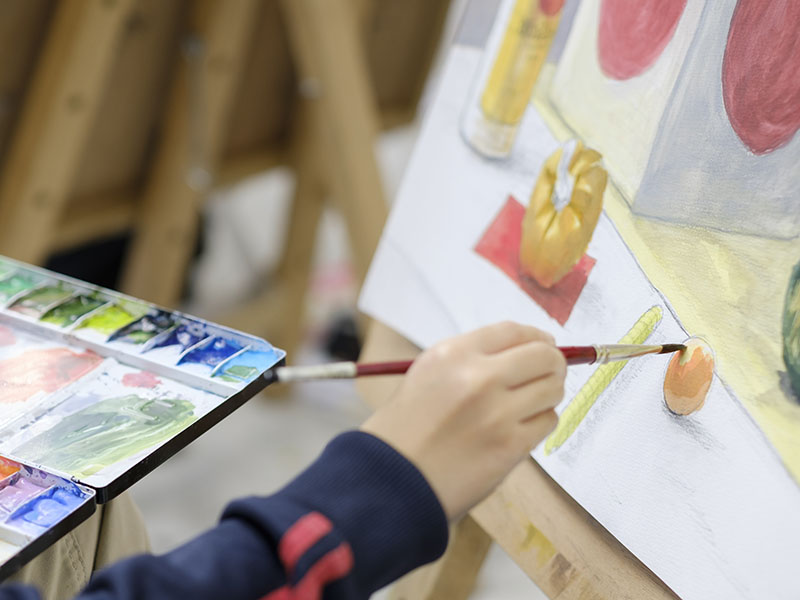 中学生科授業風景