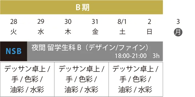 夏季講習会 留学生 B期